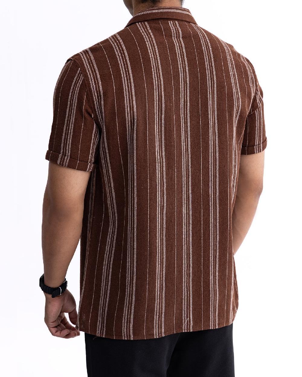 Engine Men Relax Fit Casual Shirt MC5019-00L-BRN