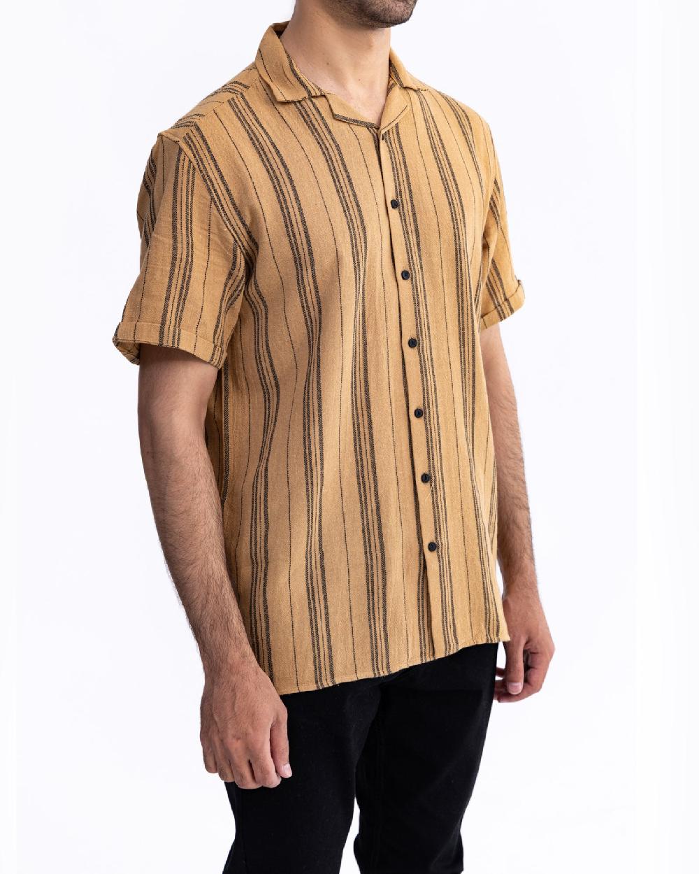 Engine Men Relax Fit Casual Shirt MC5019-00L-KHK