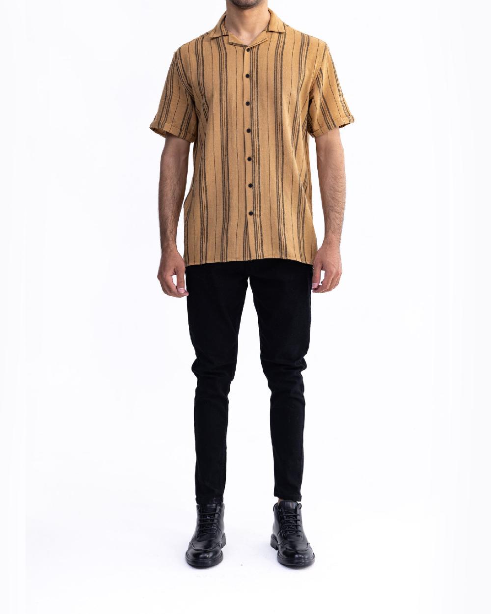 engine Men Relax Fit Casual Shirt MC5019-00L-KHK