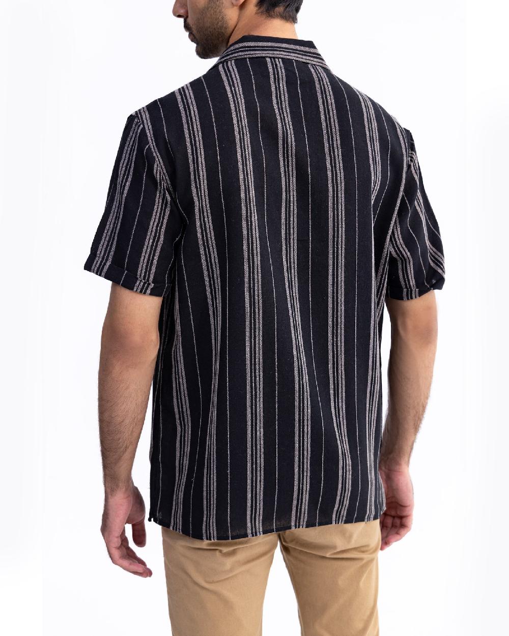 Engine Men Relax Fit Casual Shirt MC5019-00S-BLK