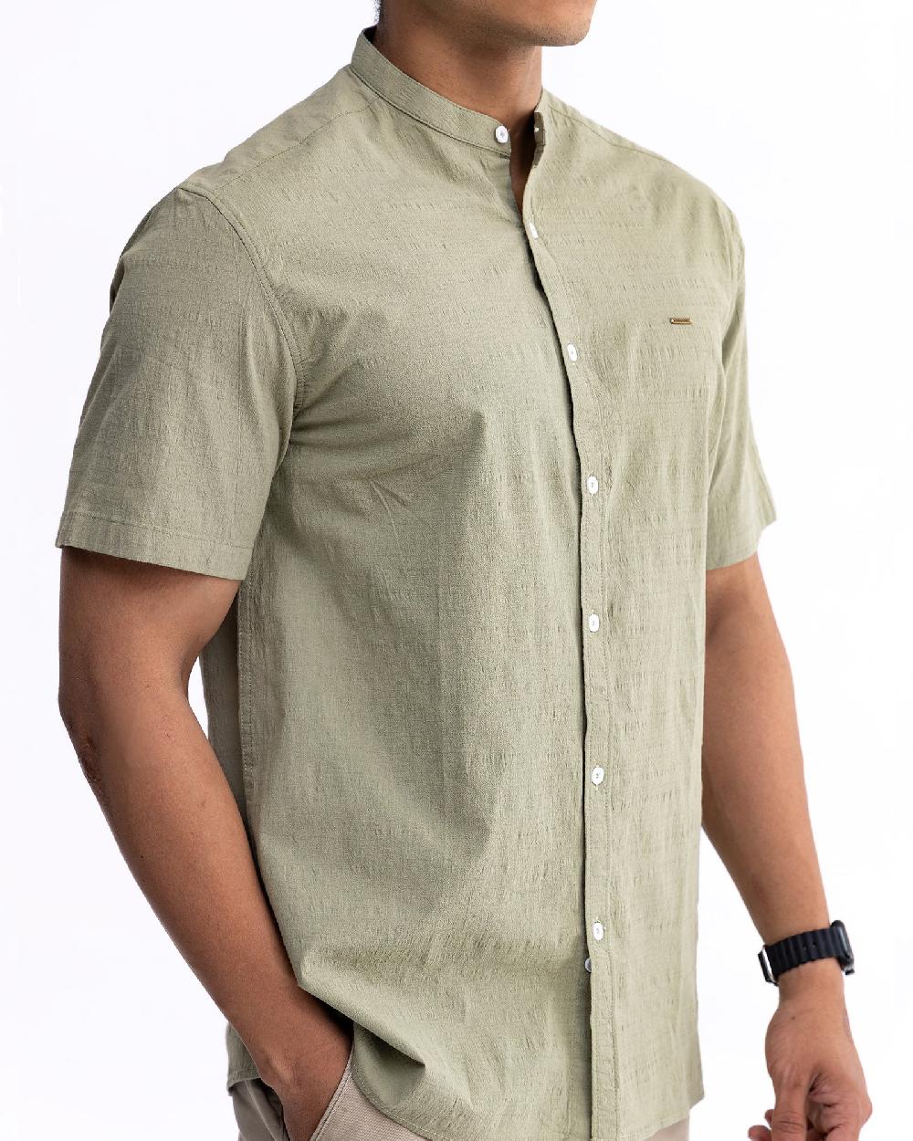 Engine Men Relax Fit Casual Shirt MC5023-00S-OLV