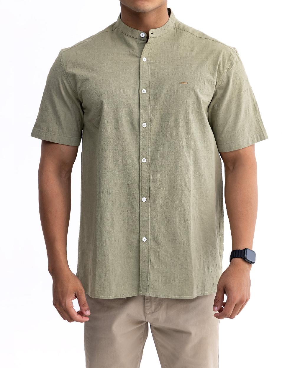 engine Men Relax Fit Casual Shirt MC5023-00S-OLV