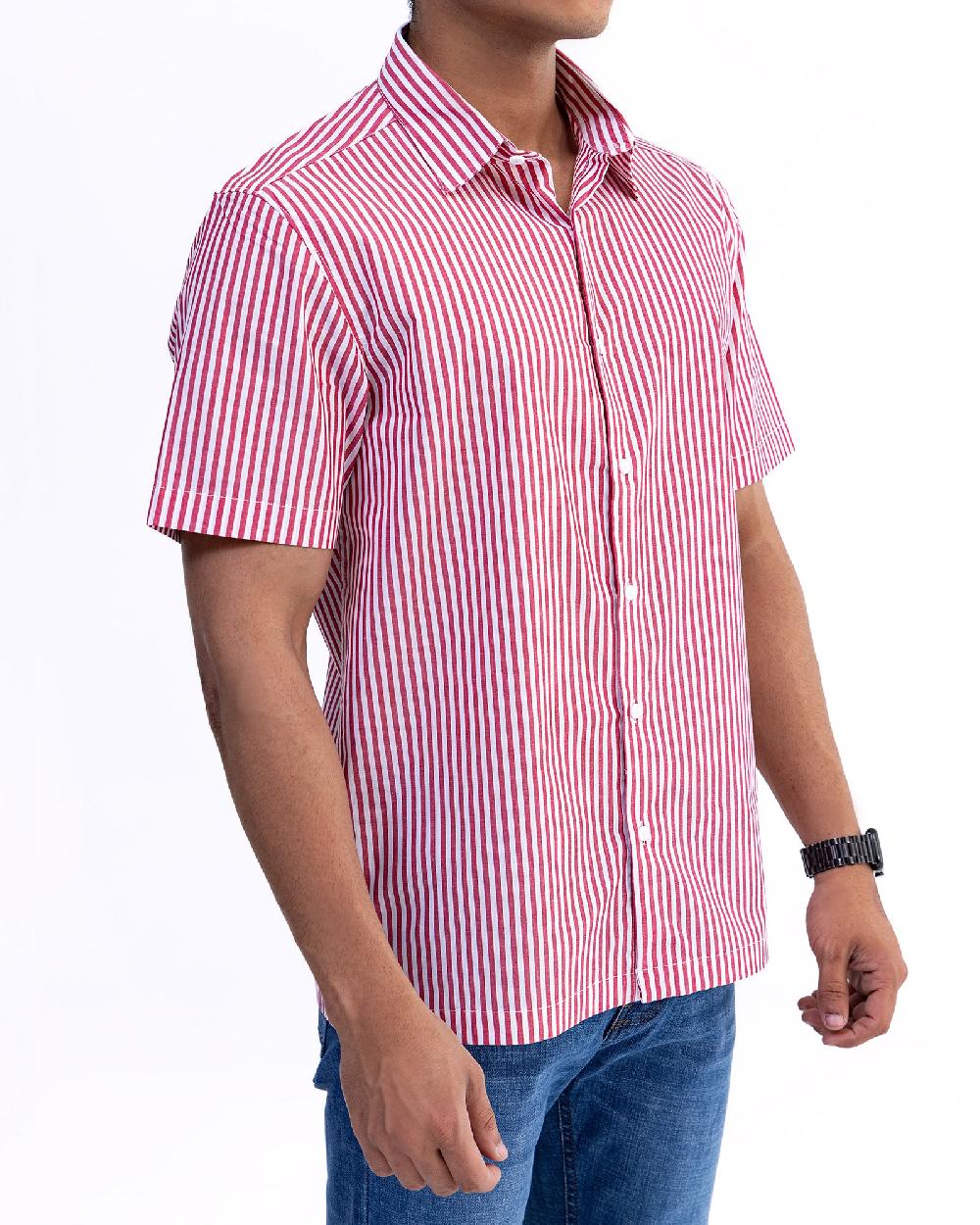 Engine Men Relax Fit Casual Shirt MC5034-00L-RED