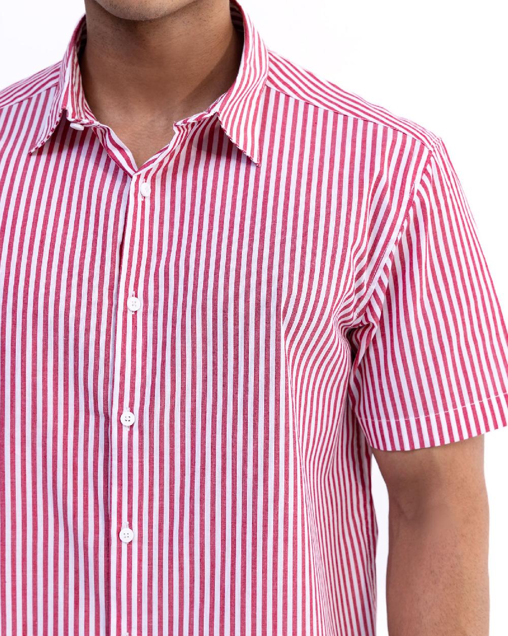 Engine Men Relax Fit Casual Shirt MC5034-00L-RED