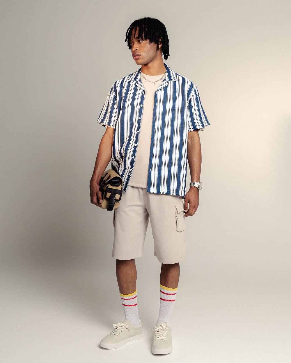 engine Men Relax Fit Casual Shirt MC5035-00L-NVY