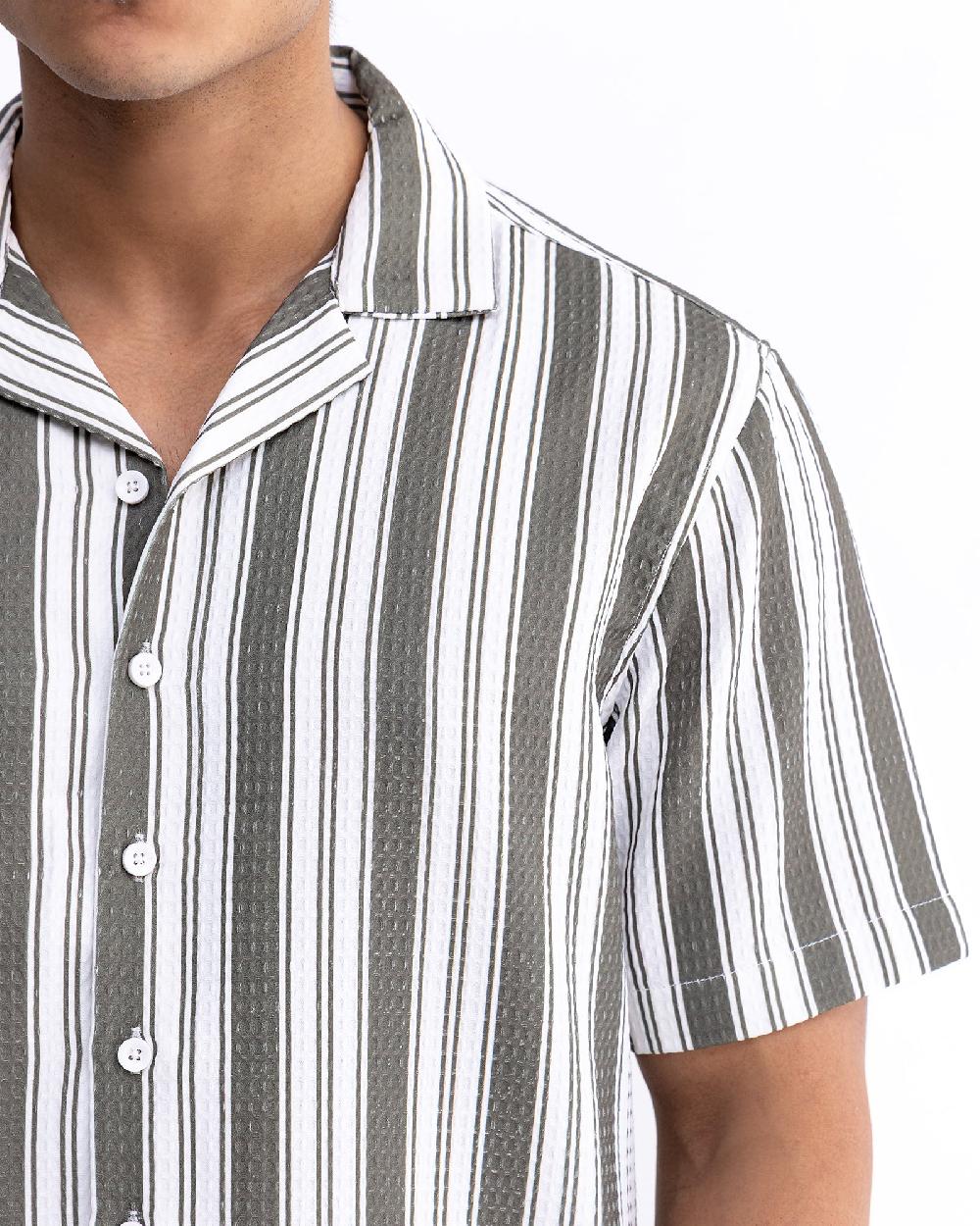 Engine Men Relax Fit Casual Shirt MC5035-00L-OLV