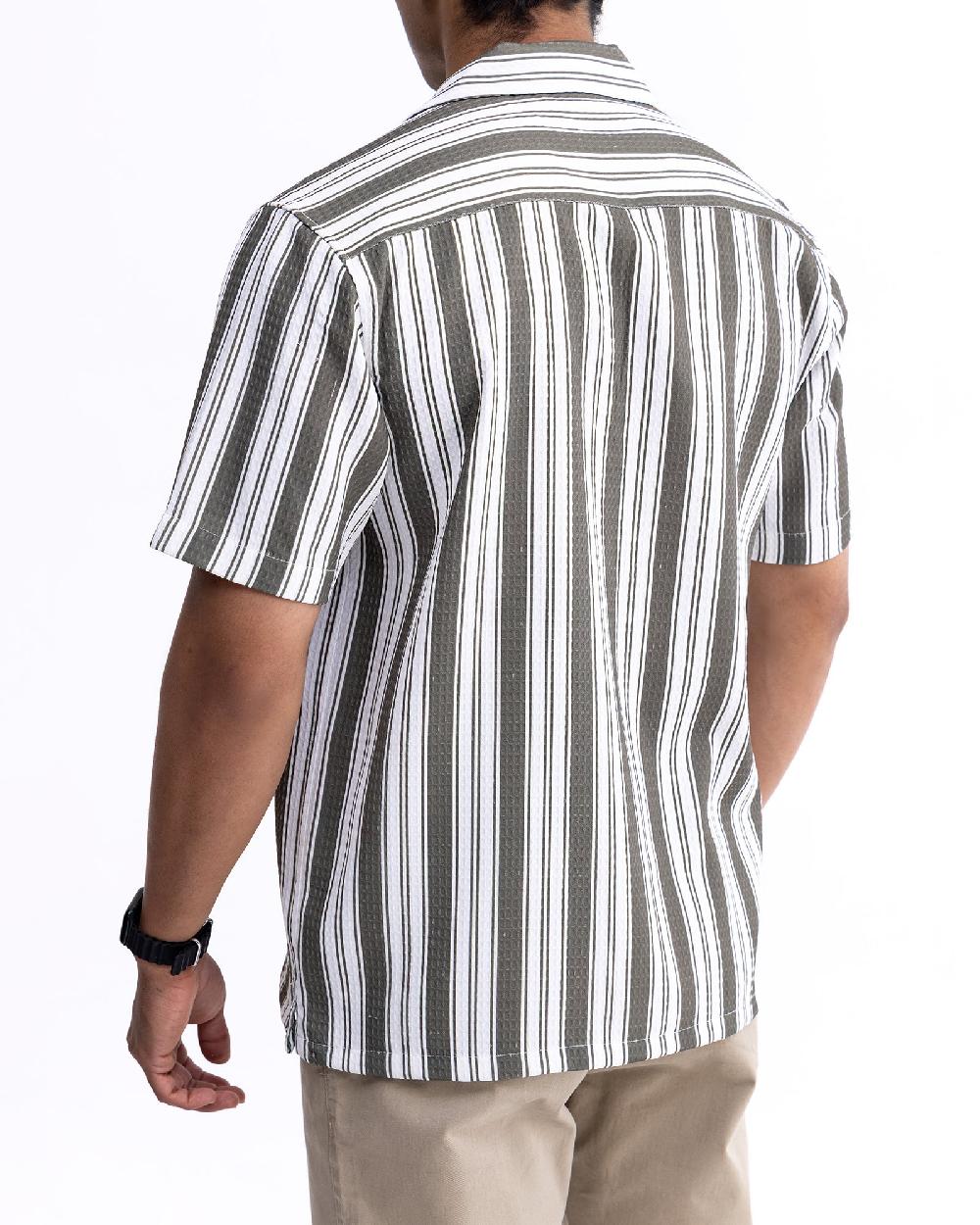 Engine Men Relax Fit Casual Shirt MC5035-00L-OLV
