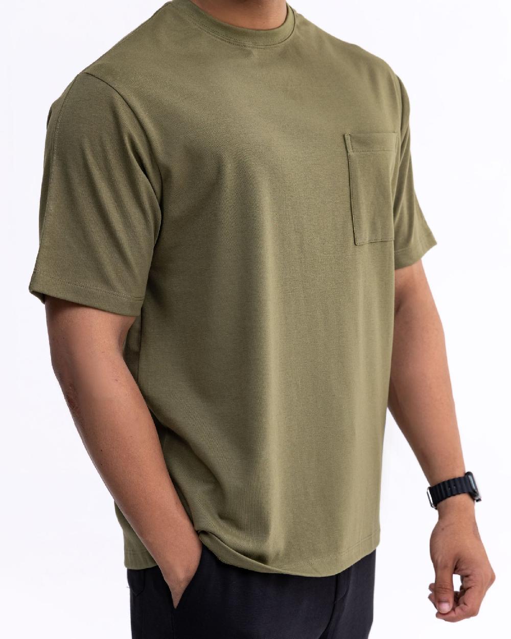 Engine Men Relaxed Fit T Shirt MT5125-0XL-OLV