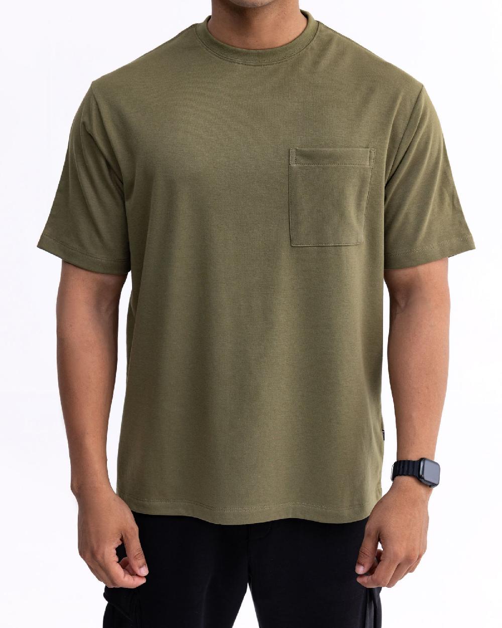 engine Men Relaxed fit T Shirt MT5125-0XL-OLV