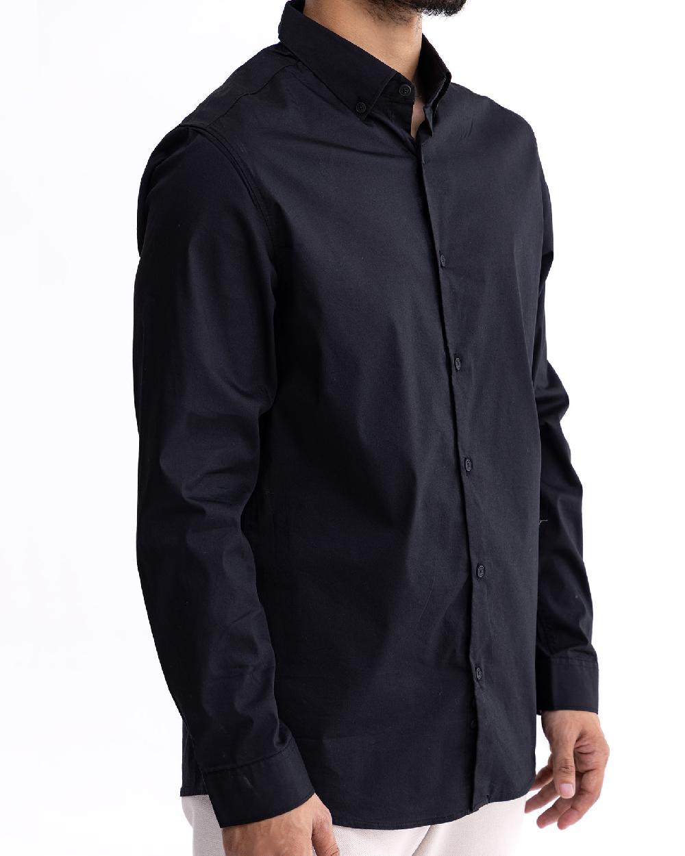 Engine Men Slim Fit Casual Shirt MC5002-00L-BK2