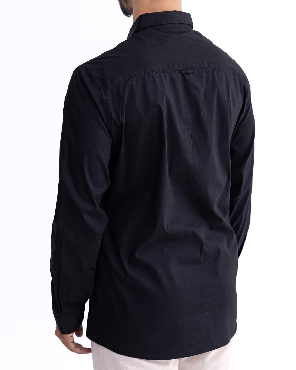 Engine Men Slim Fit Casual Shirt MC5002-00L-BK2