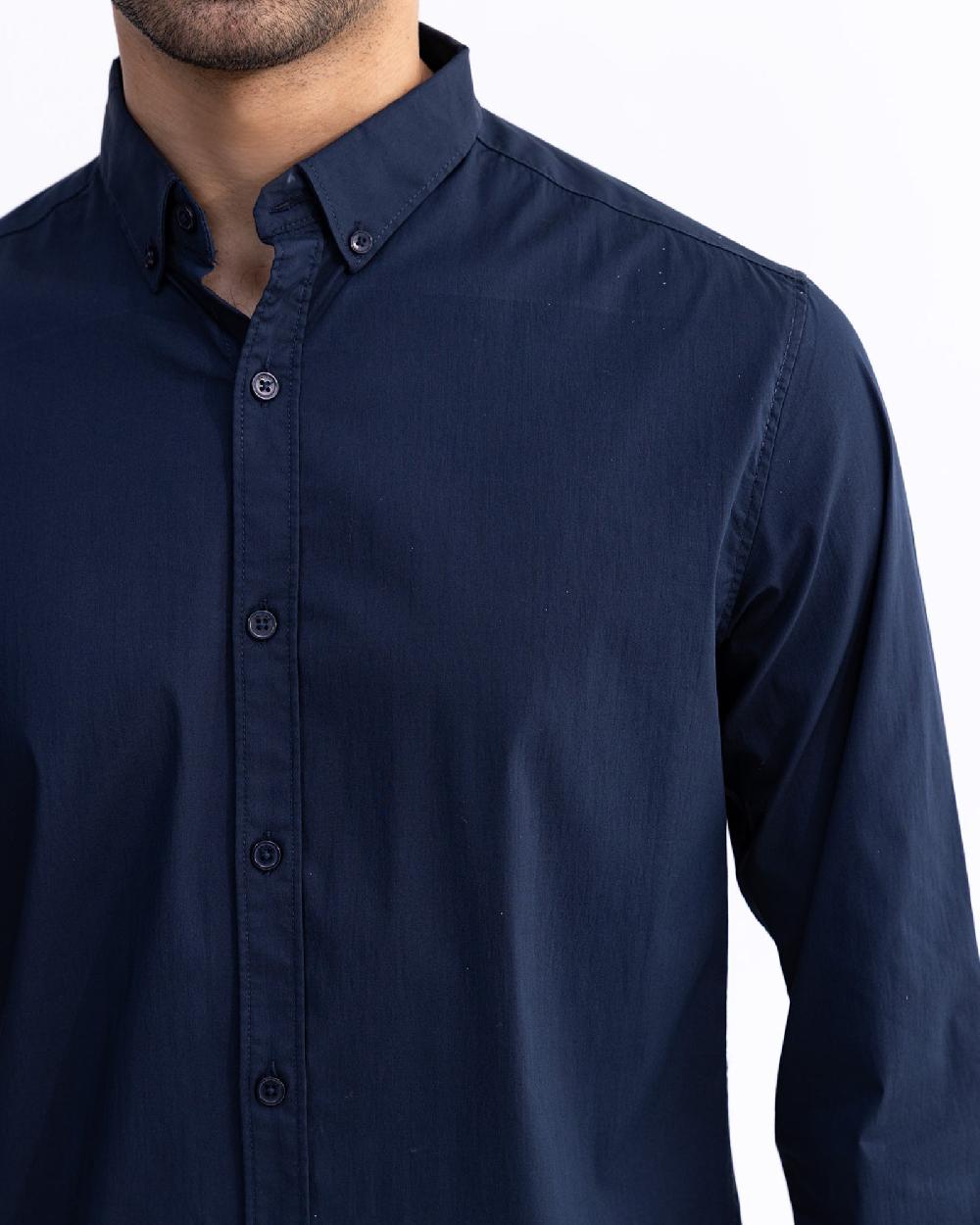 Engine Men Slim Fit Casual Shirt MC5002-00L-NVY