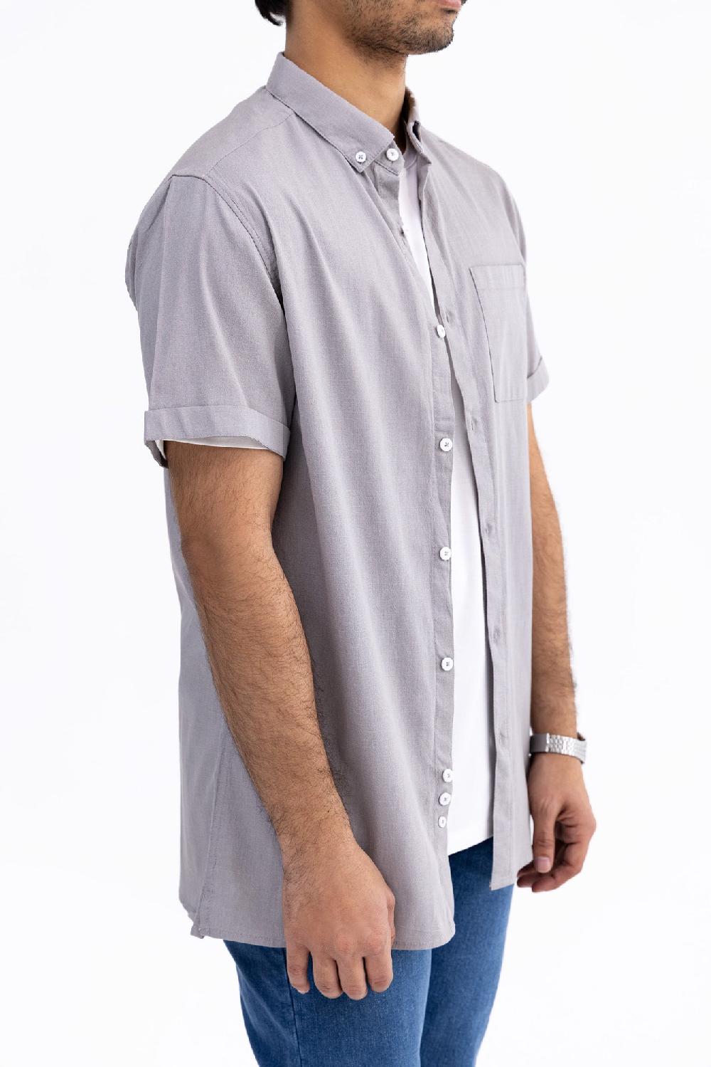 Engine Men Slim Fit Casual Shirt MC5010-00L-GRY