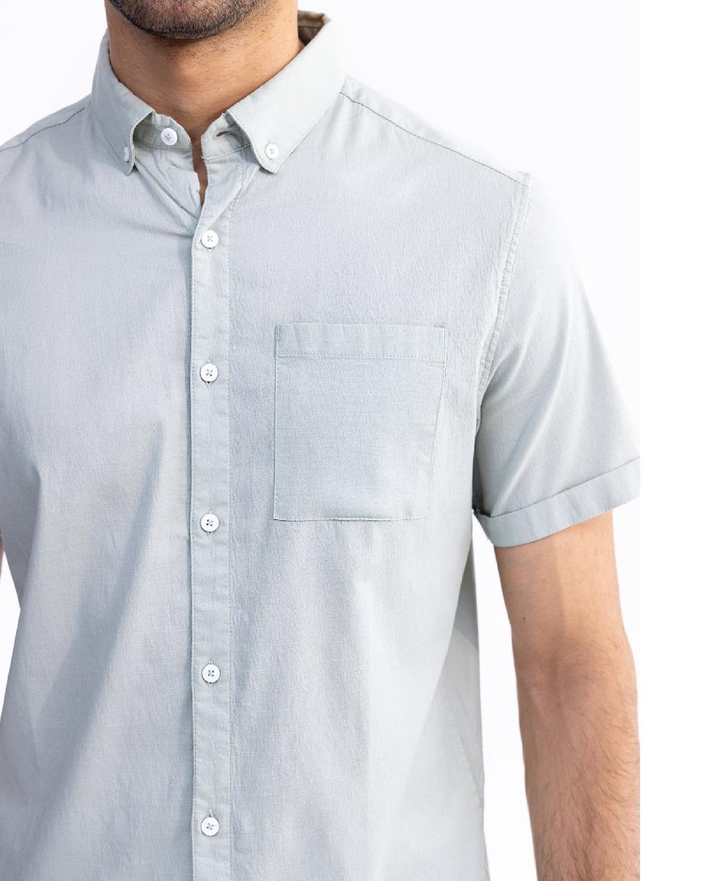 Engine Men Slim Fit Casual Shirt MC5010-00L-SGR