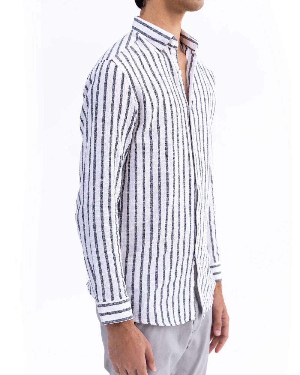 Engine Men Slim Fit Casual Shirt MC5017-00L-WHT