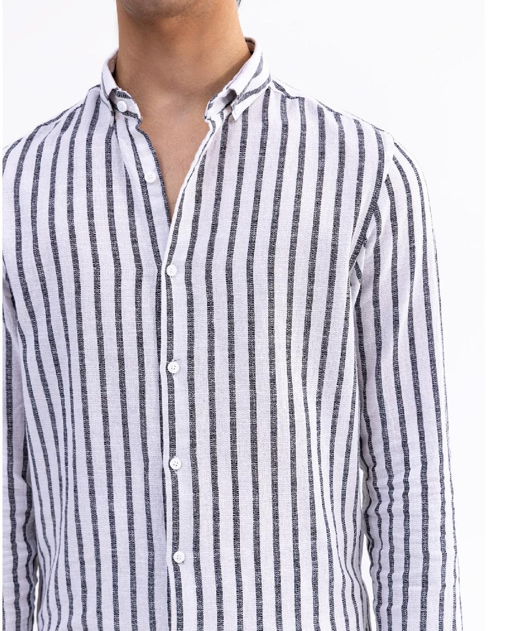 Engine Men Slim Fit Casual Shirt MC5017-00L-WHT