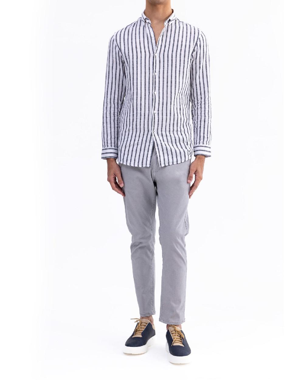 engine Men Slim Fit Casual Shirt MC5017-00L-WHT