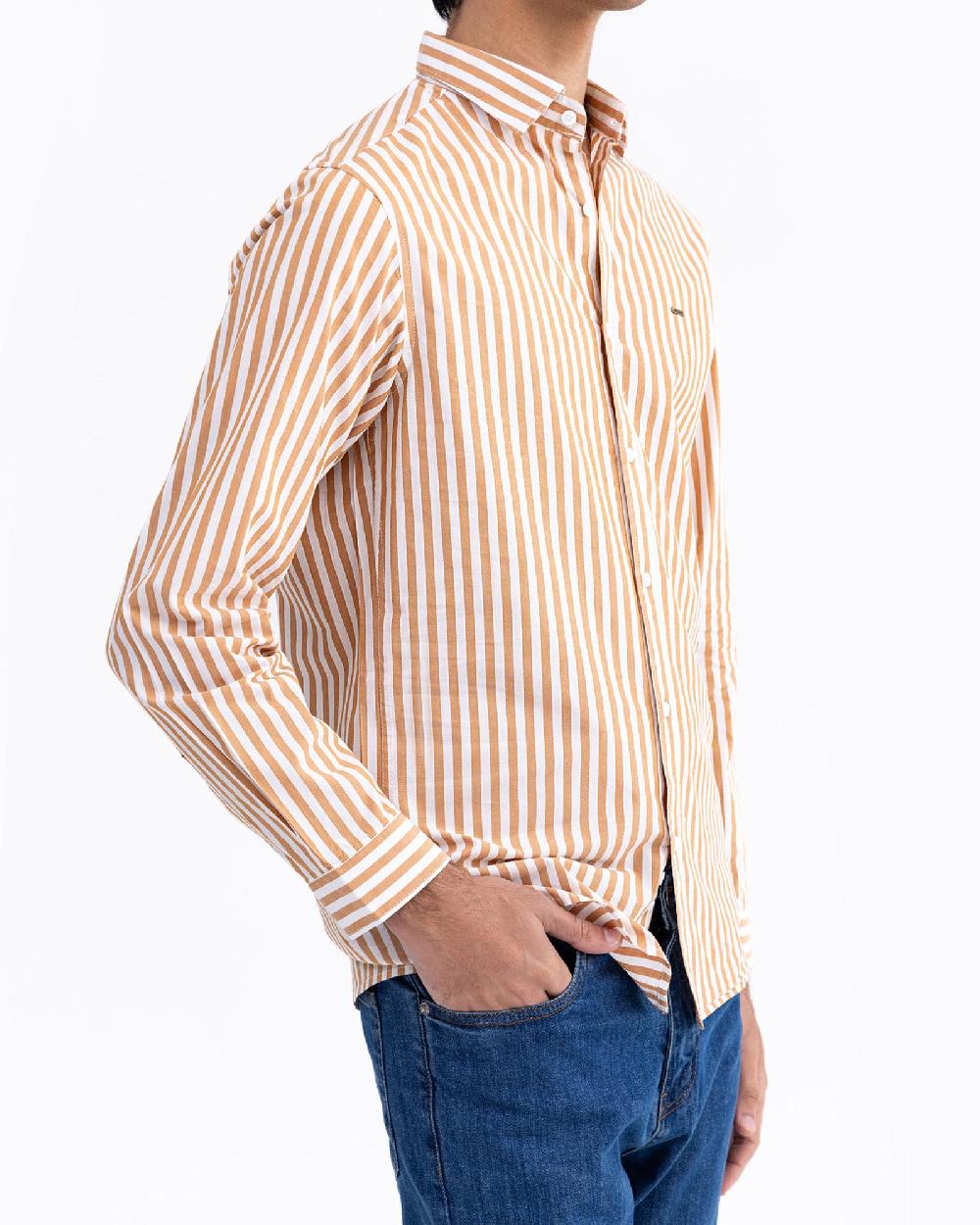 Engine Men Slim Fit Casual Shirt MC5020-00L-BRN