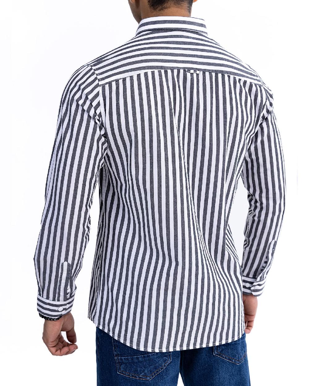 Engine Men Slim Fit Casual Shirt MC5032-00L-BLK