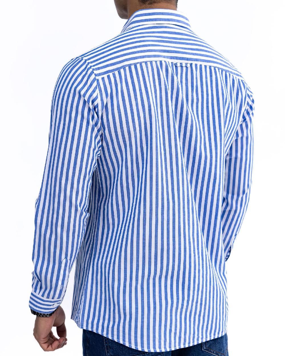 Engine Men Slim Fit Casual Shirt MC5032-00L-BLU