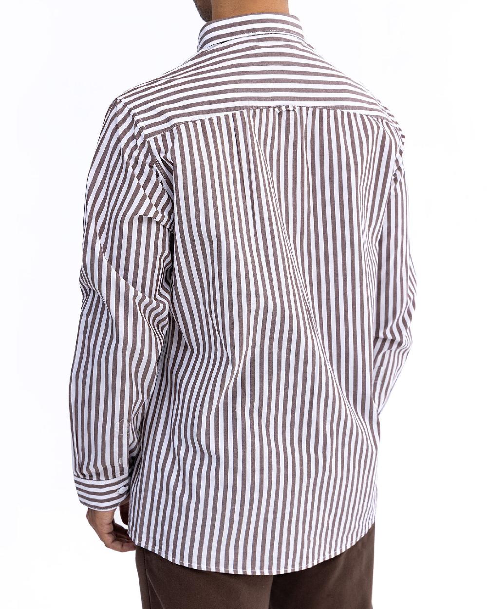 Engine Men Slim Fit Casual Shirt MC5032-00L-BRN