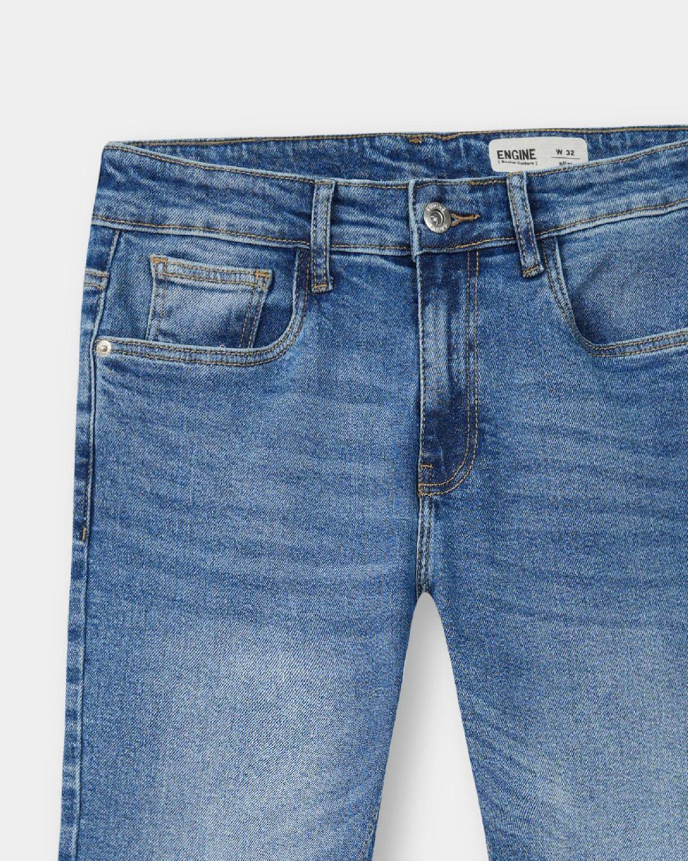 Engine Men Slim Fit Denim MD5024-032-BLU