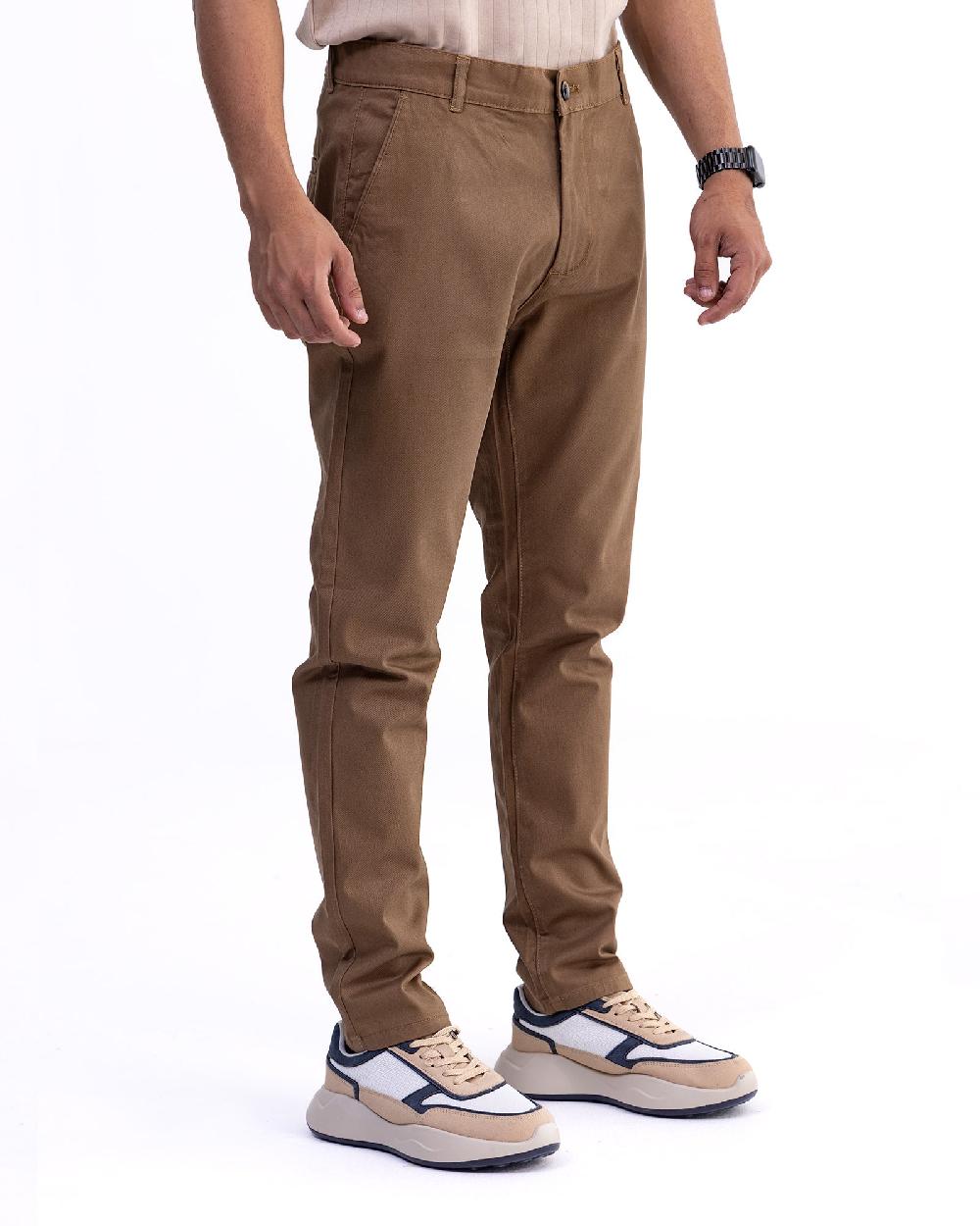 Engine Men Slim Fit Pant FP5004-030-BRN