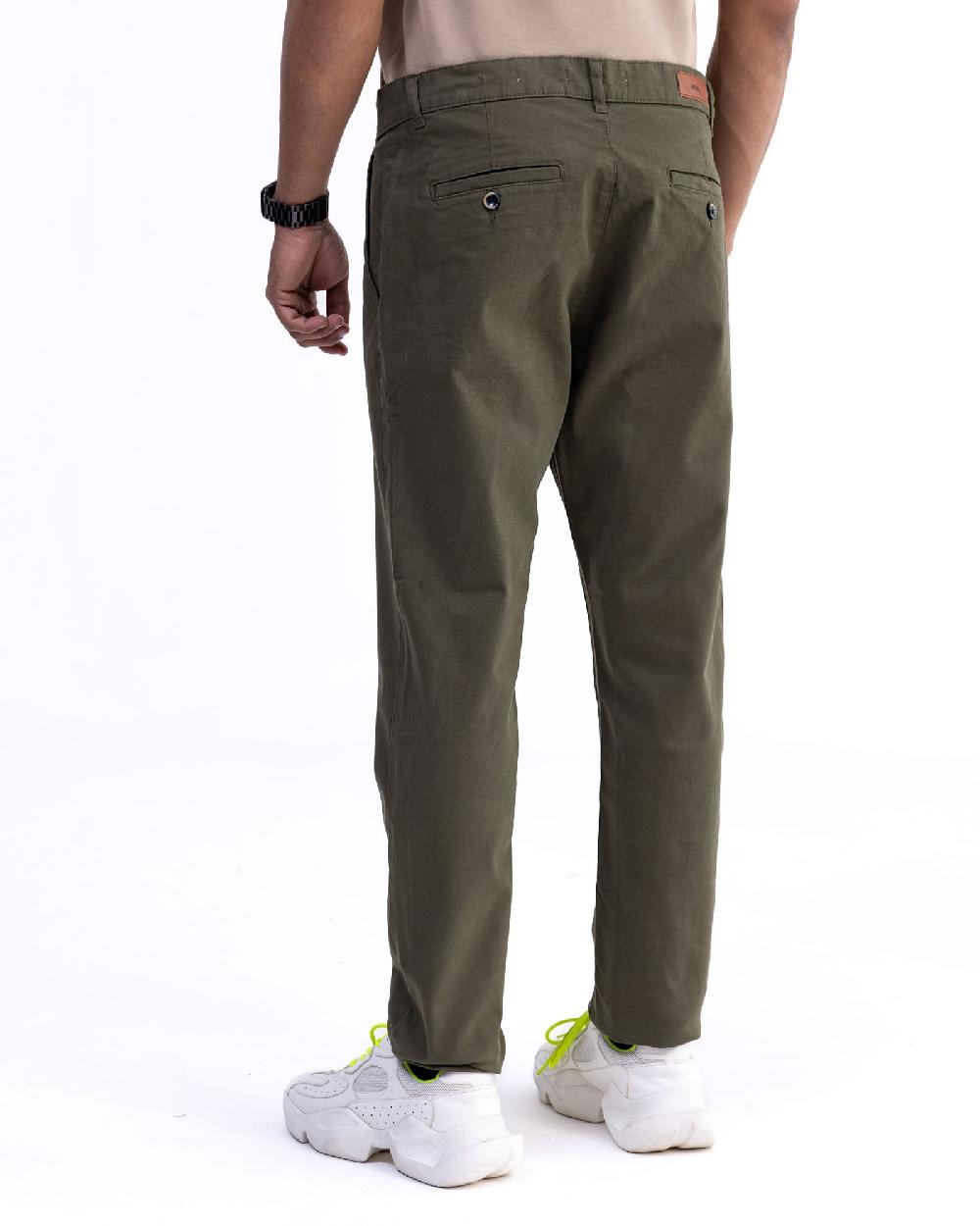 Engine Men Slim Fit Pant FP5004-030-OLV