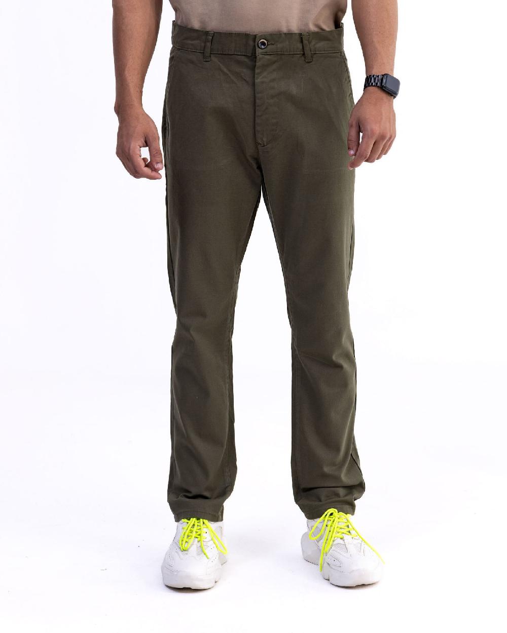 engine Men Slim Fit Pant FP5004-030-OLV