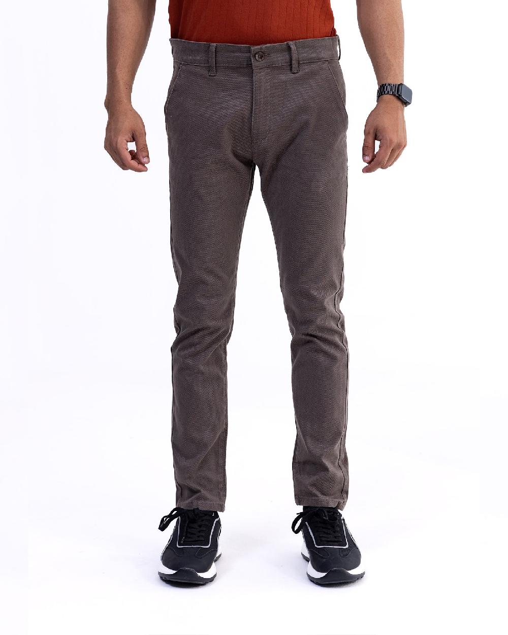 engine Men Slim Fit Pant FP5009-030-BRN