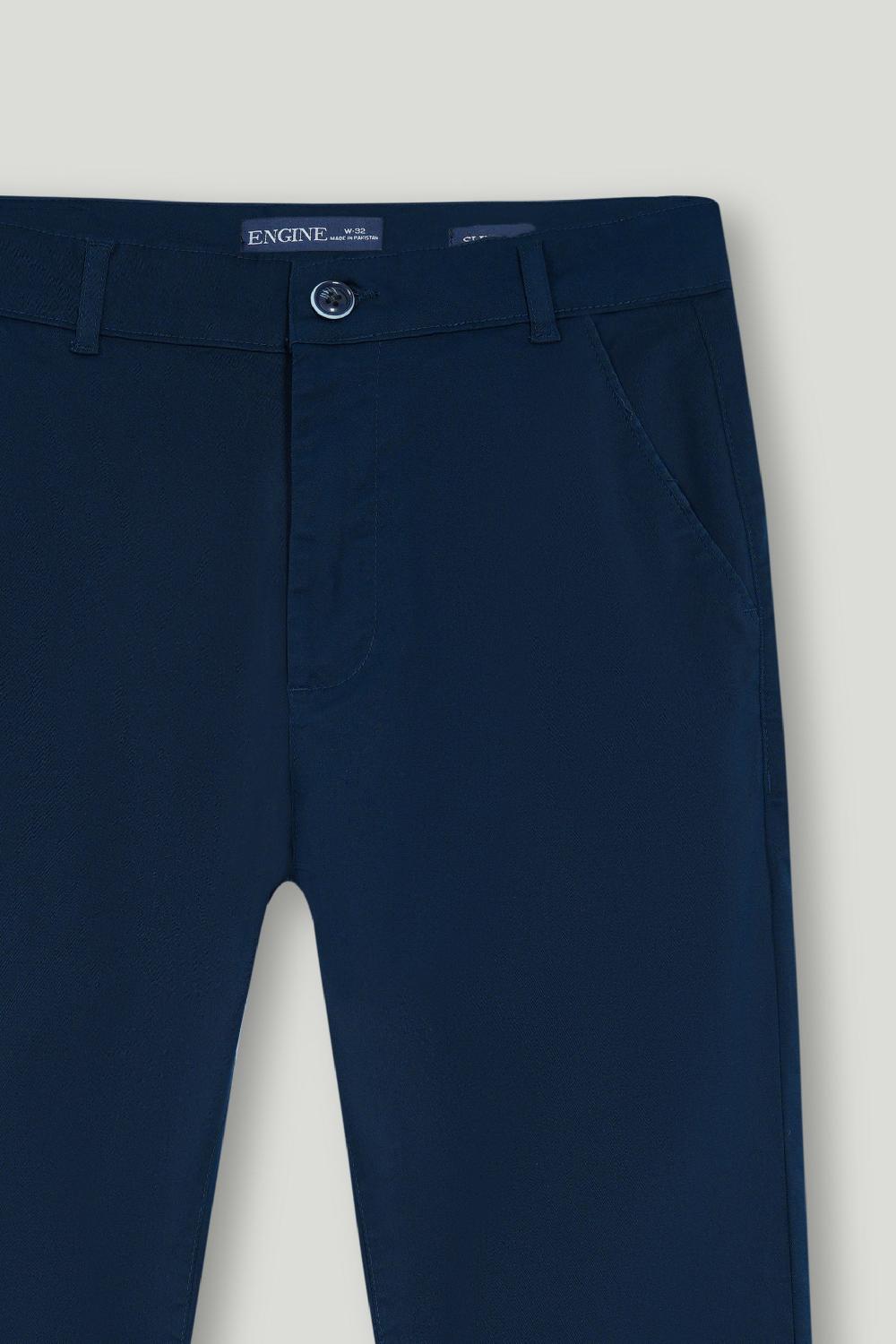 Engine Men Slim Fit Pant FP5014-030-NVY