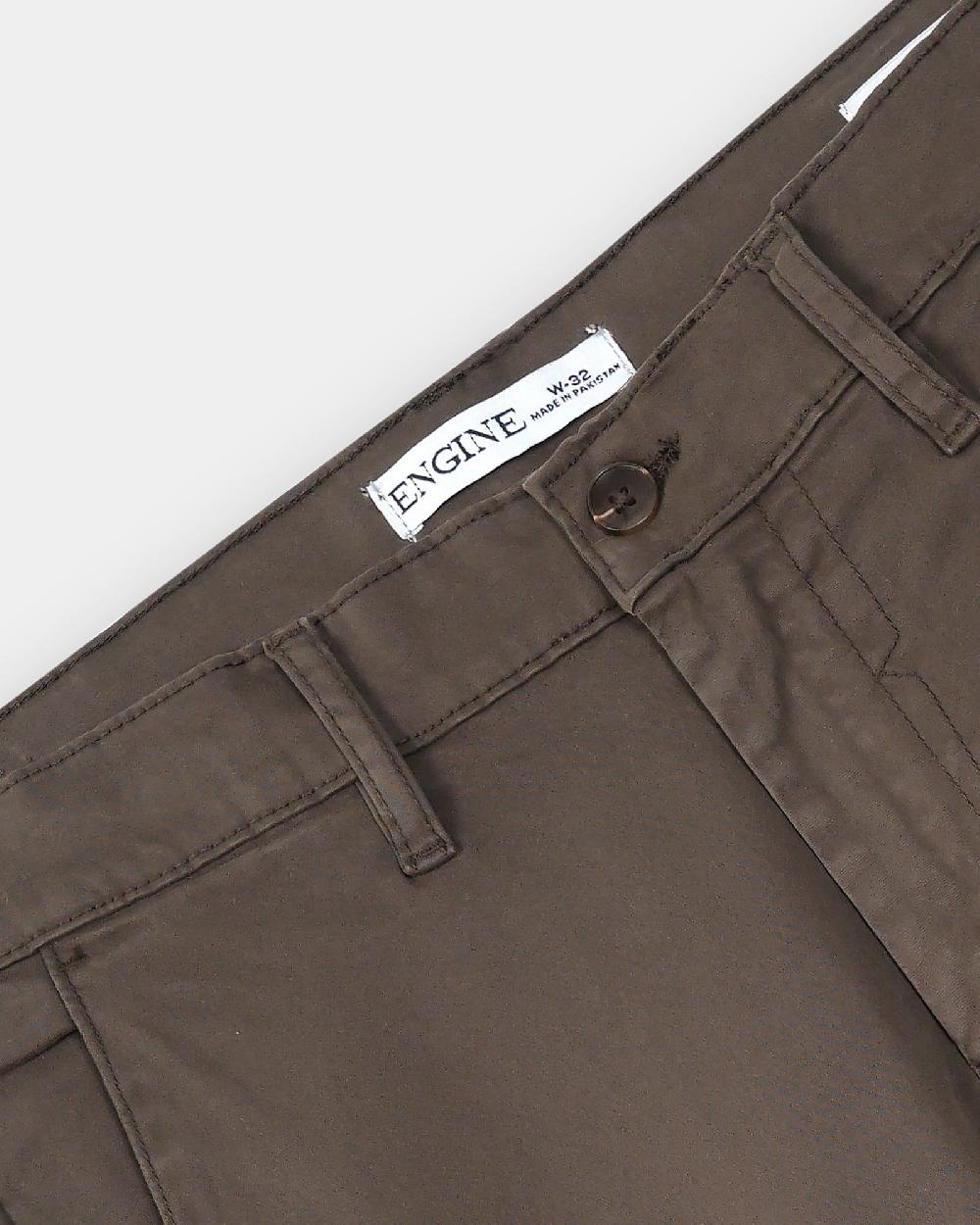 Engine Men Slim Pant MP5002-032-BRN