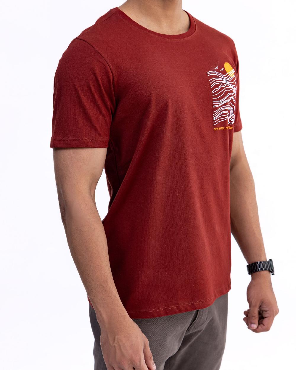 Engine Men T Shirt FT5042-00L-MRN