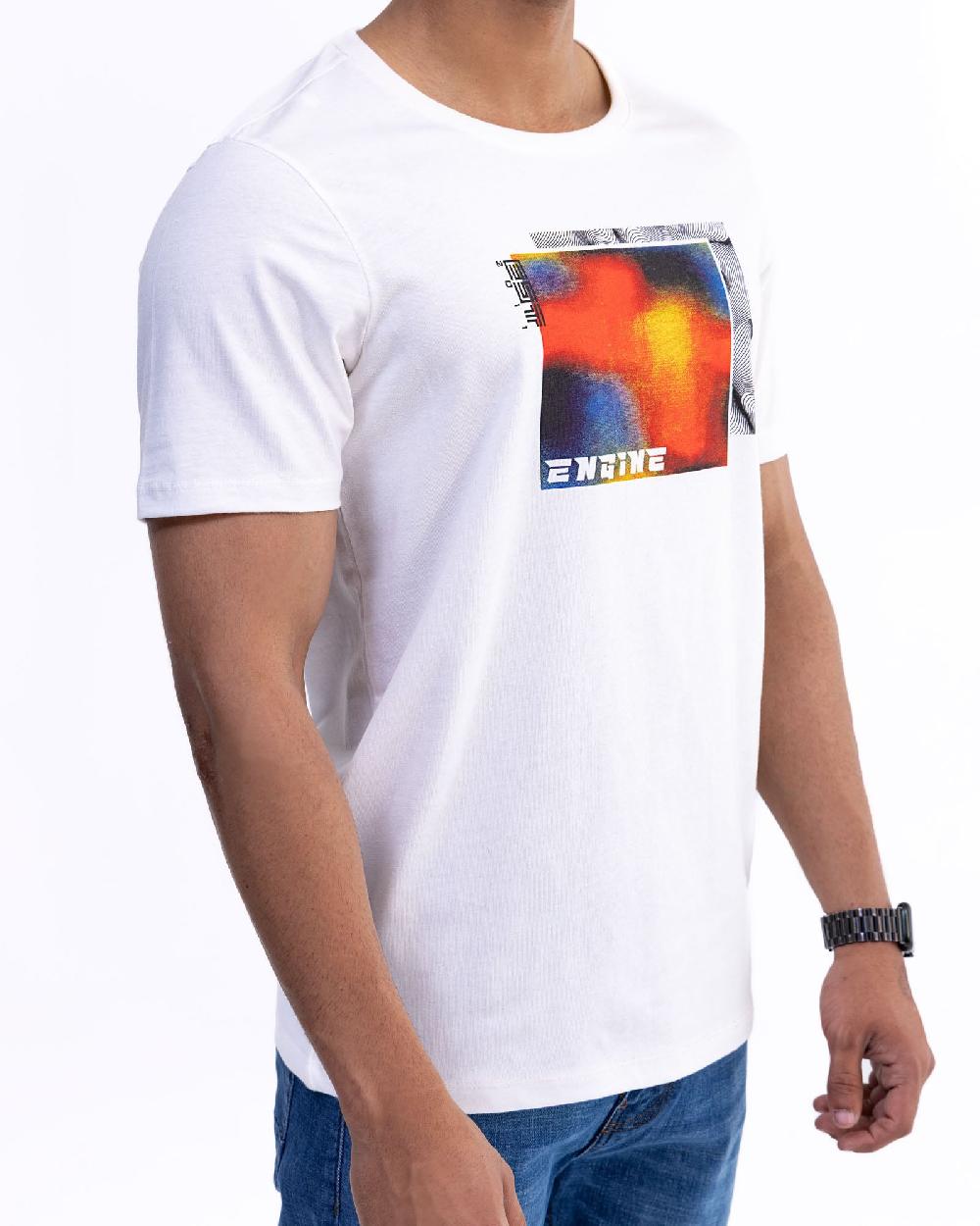 Engine Men T Shirt FT5086-00L-WHT