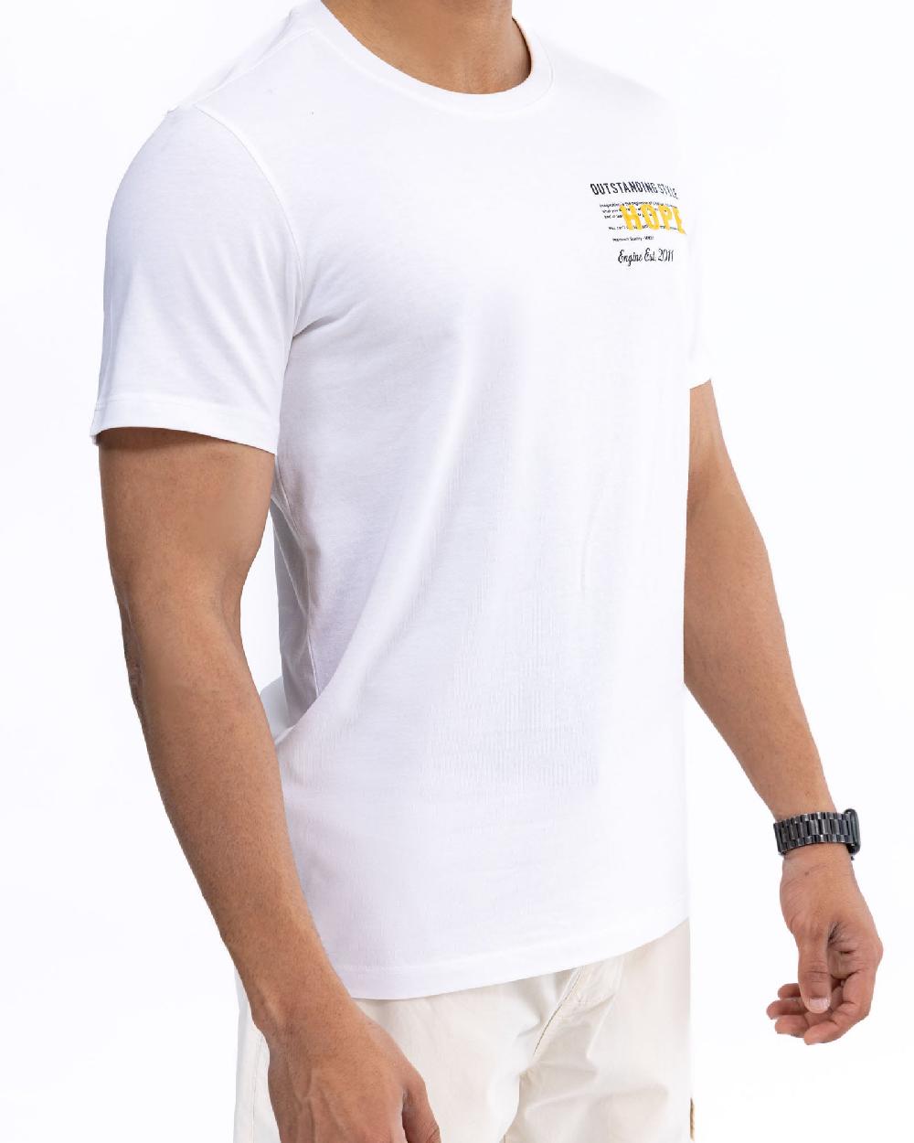 Engine Men T Shirt FT5087-00L-WHT