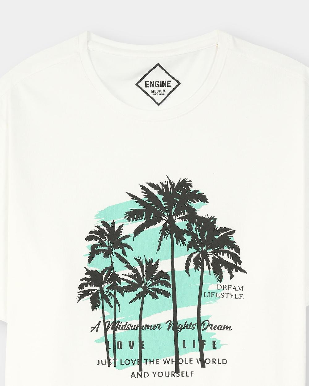 Engine Men T Shirt FT5143-00L-WHT