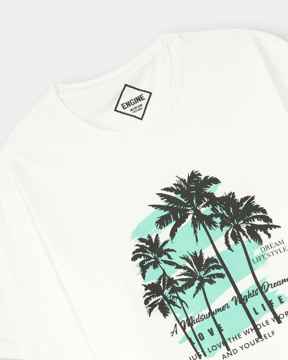 Engine Men T Shirt FT5143-00L-WHT