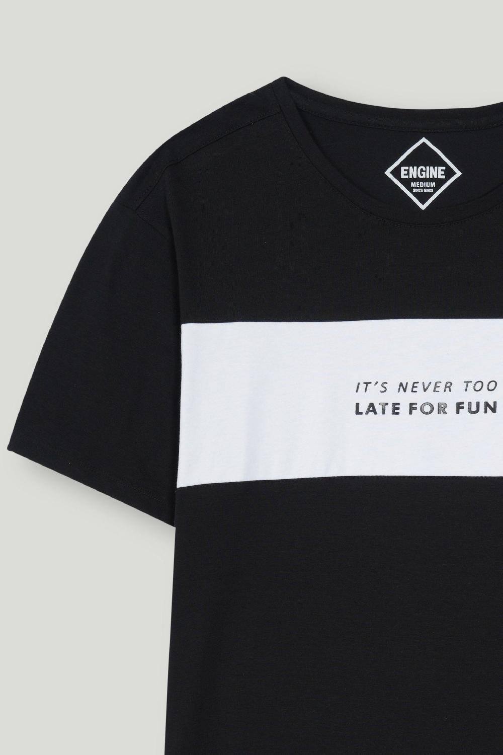Engine Men T Shirt FT5156-00L-BLK