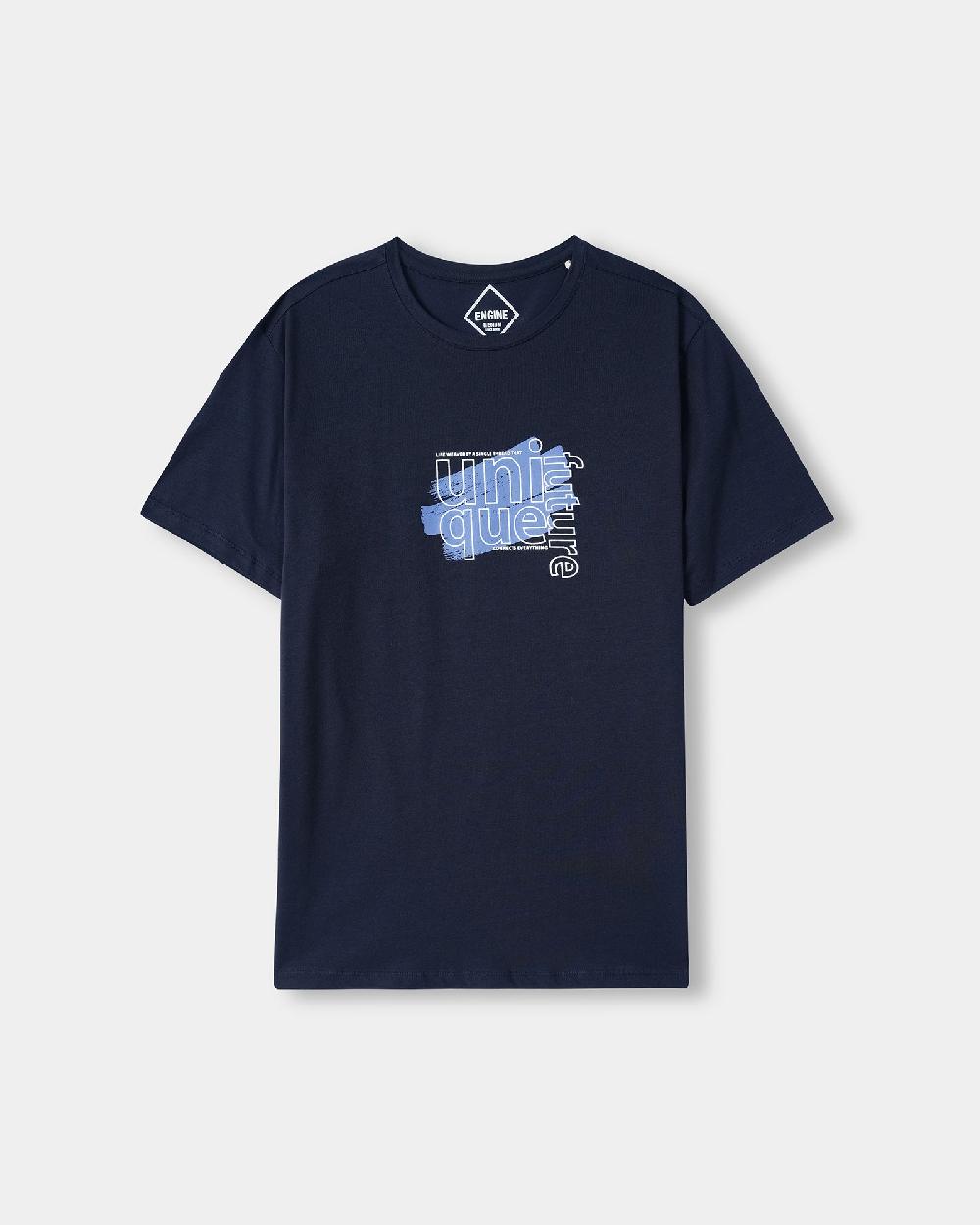 engine Men T Shirt FT5157-00M-NVY