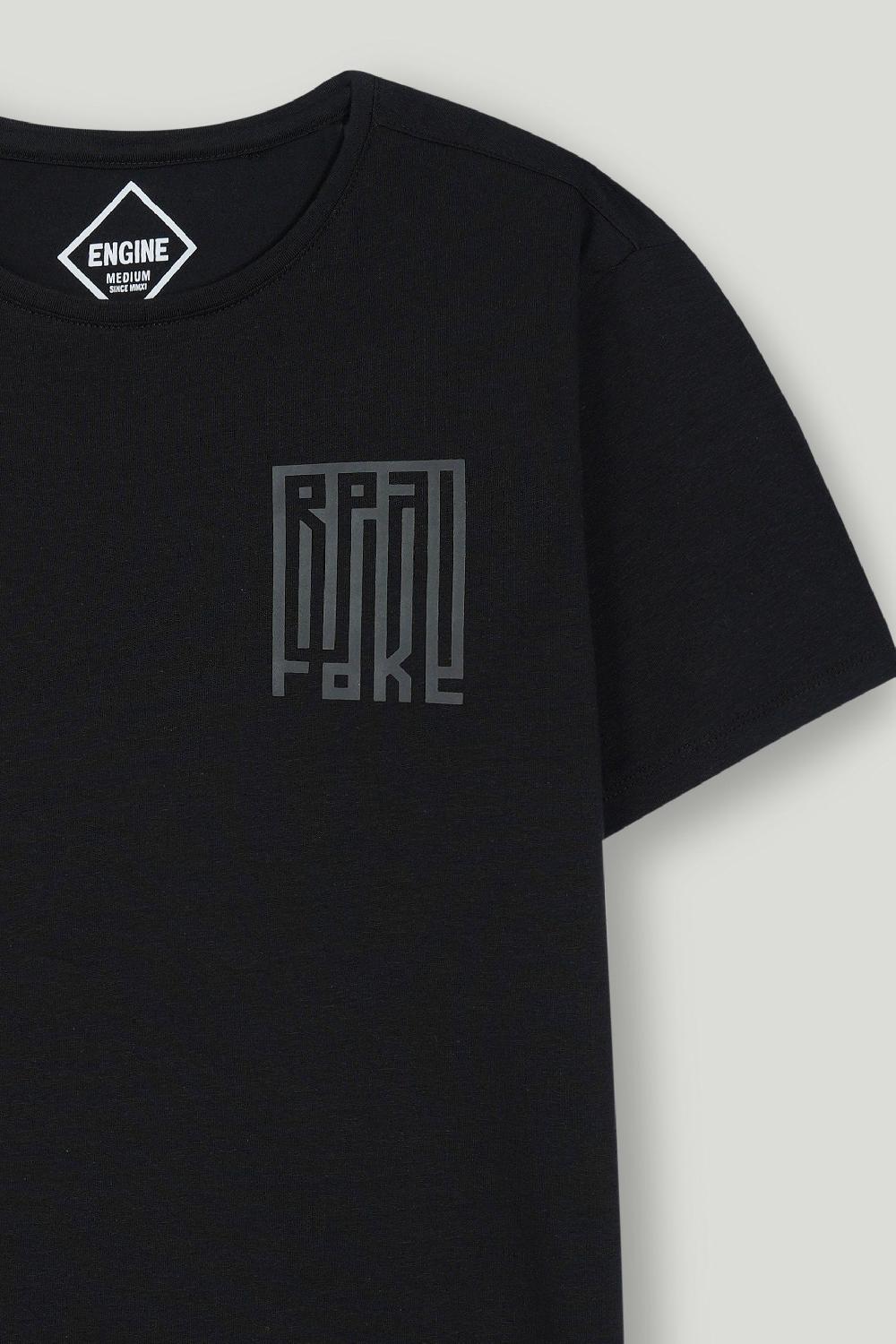 Engine Men T Shirt FT5171-00L-BLK