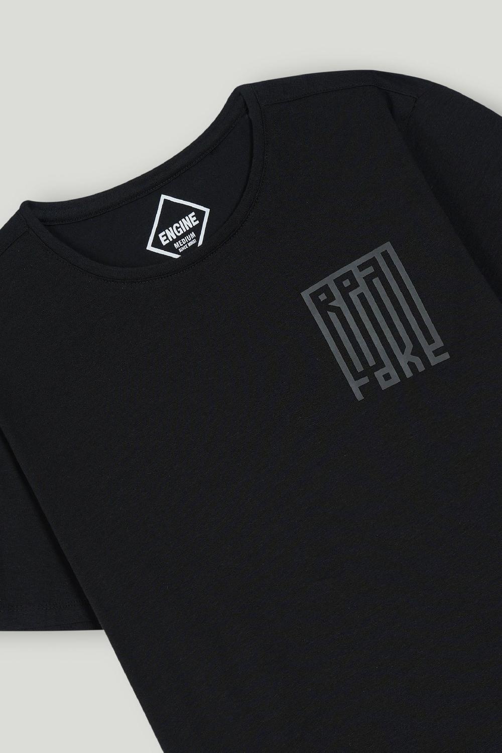 Engine Men T Shirt FT5171-00L-BLK
