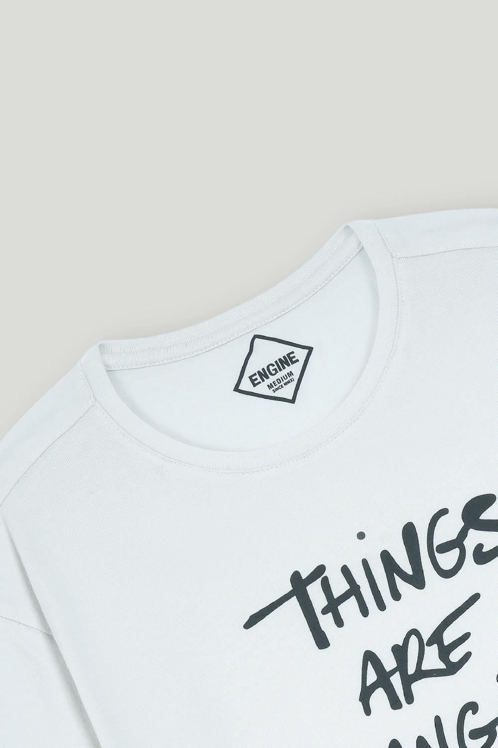 Engine Men T Shirt FT5173-00L-WHT