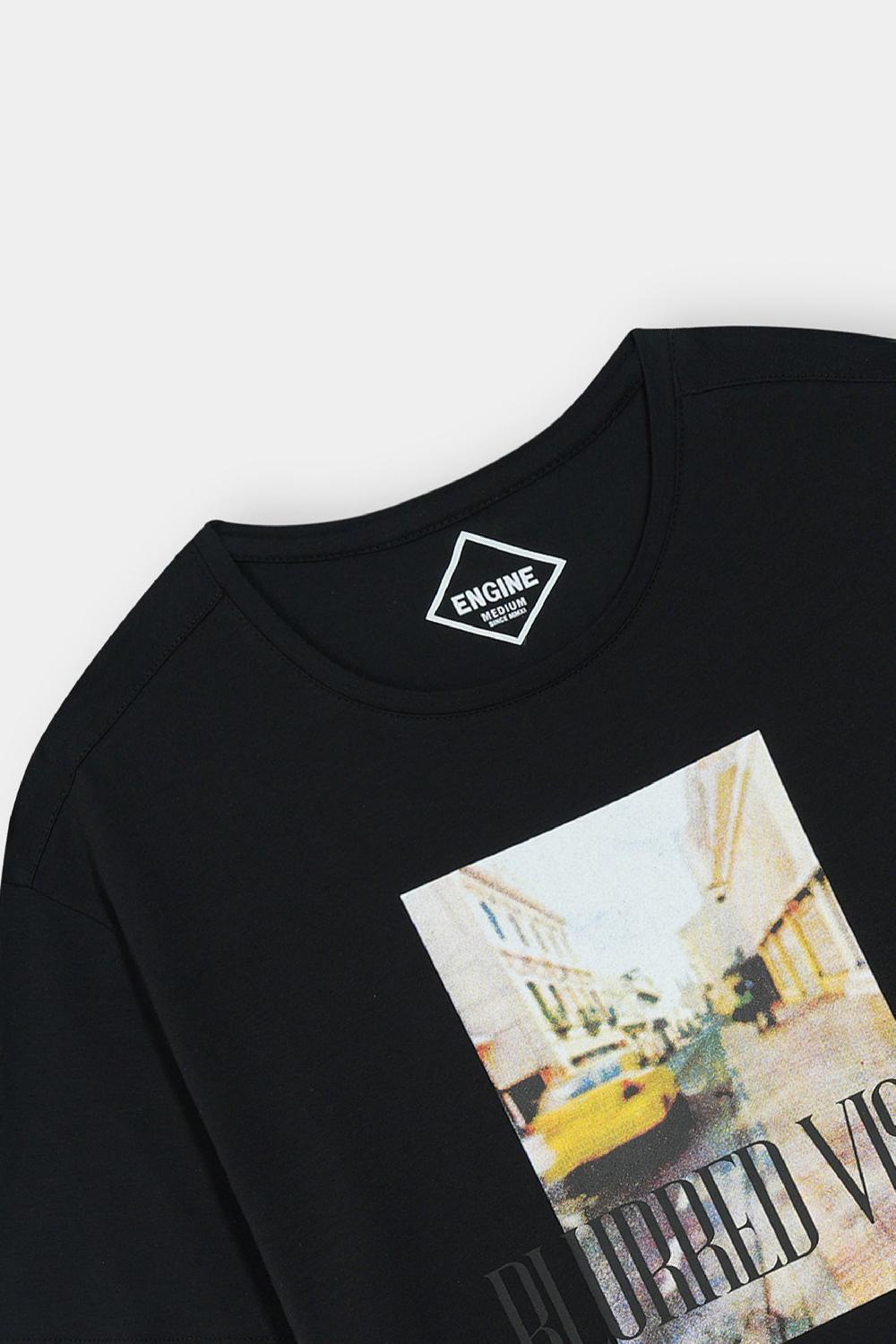 Engine Men T Shirt FT5191-00L-BLK