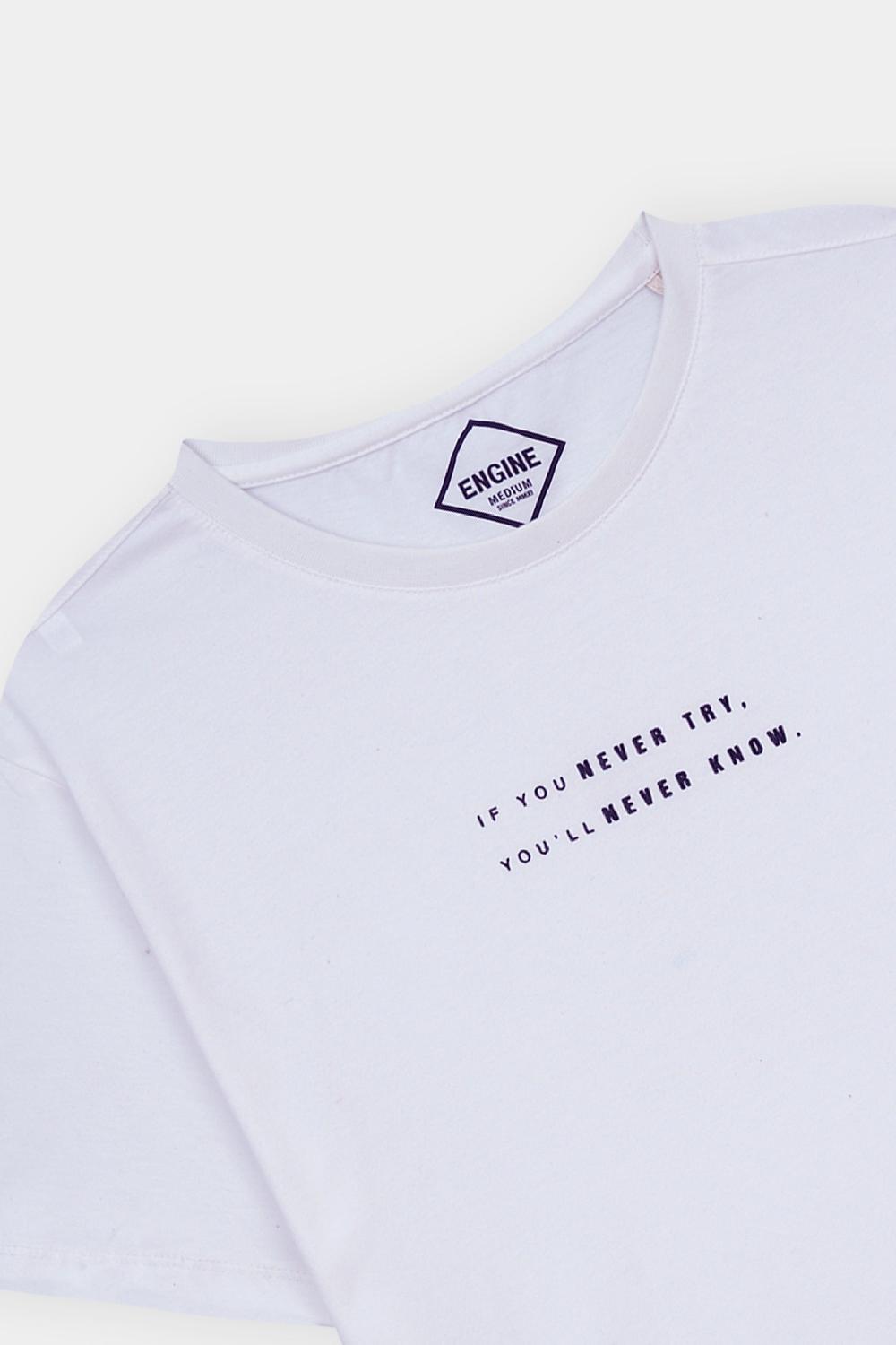 Engine Men T Shirt FT5196-00L-WHT