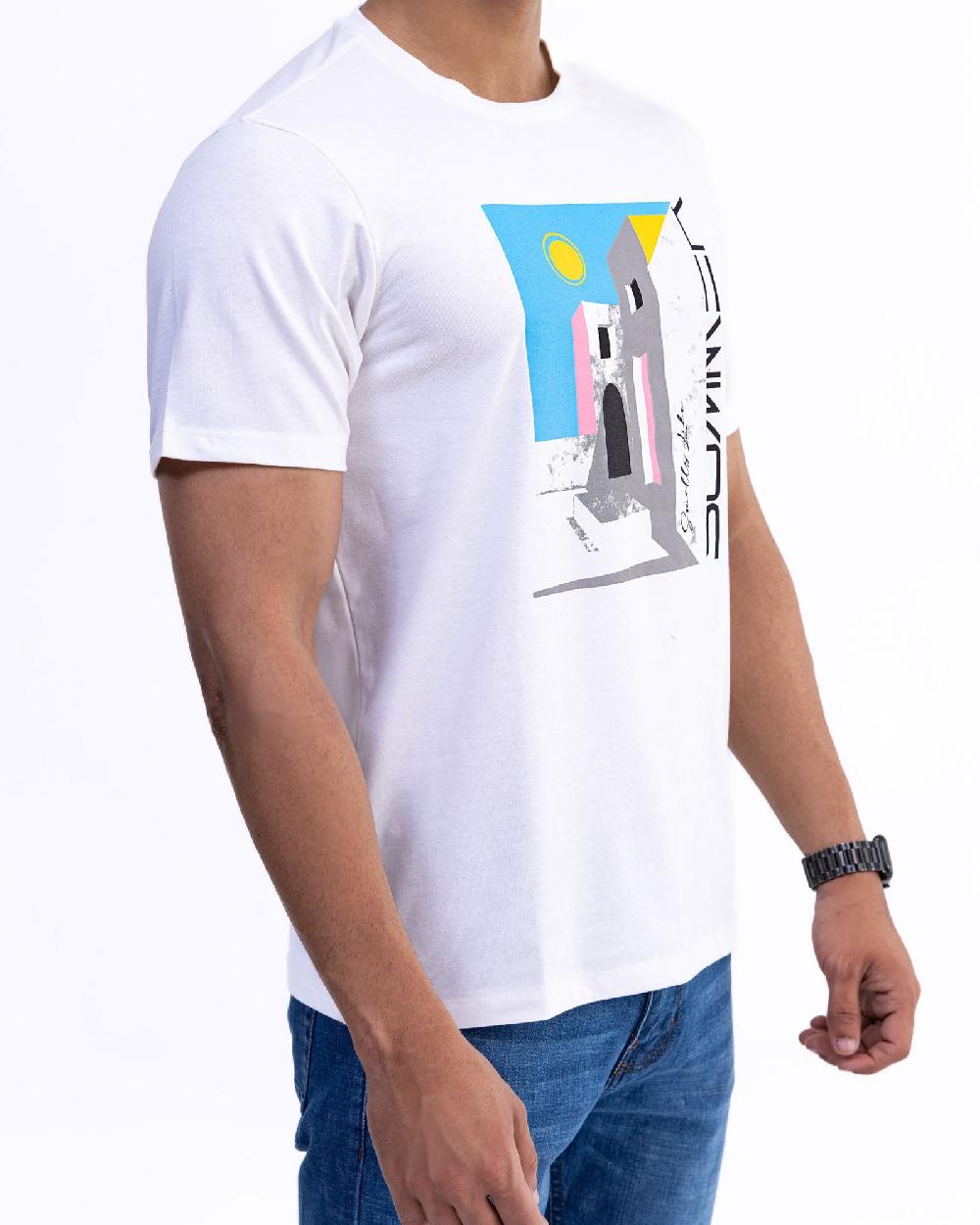 Engine Men T Shirt MT5063-00L-WHT