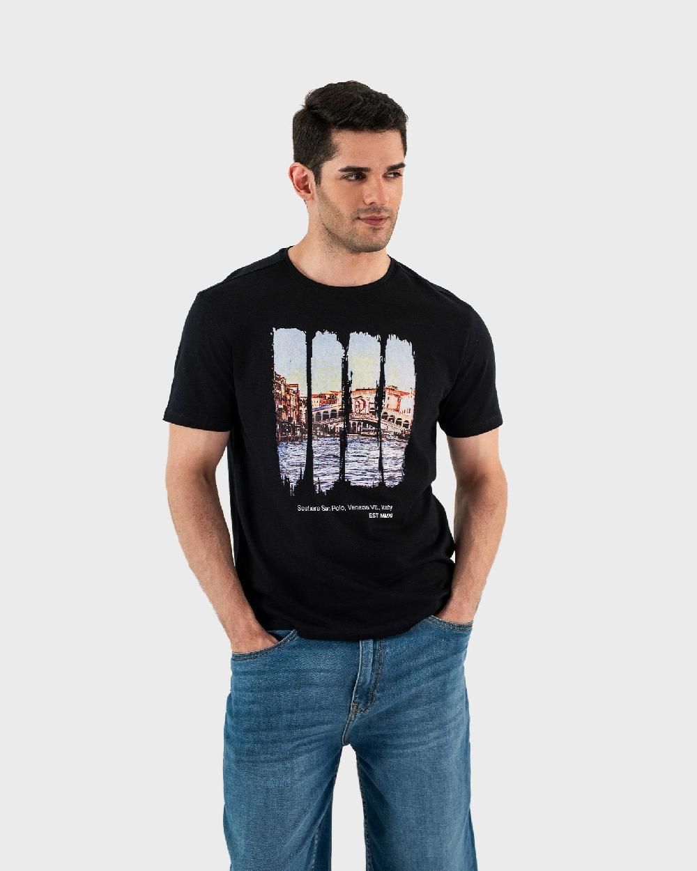 Engine Men T Shirt MT5158-00S-BLK