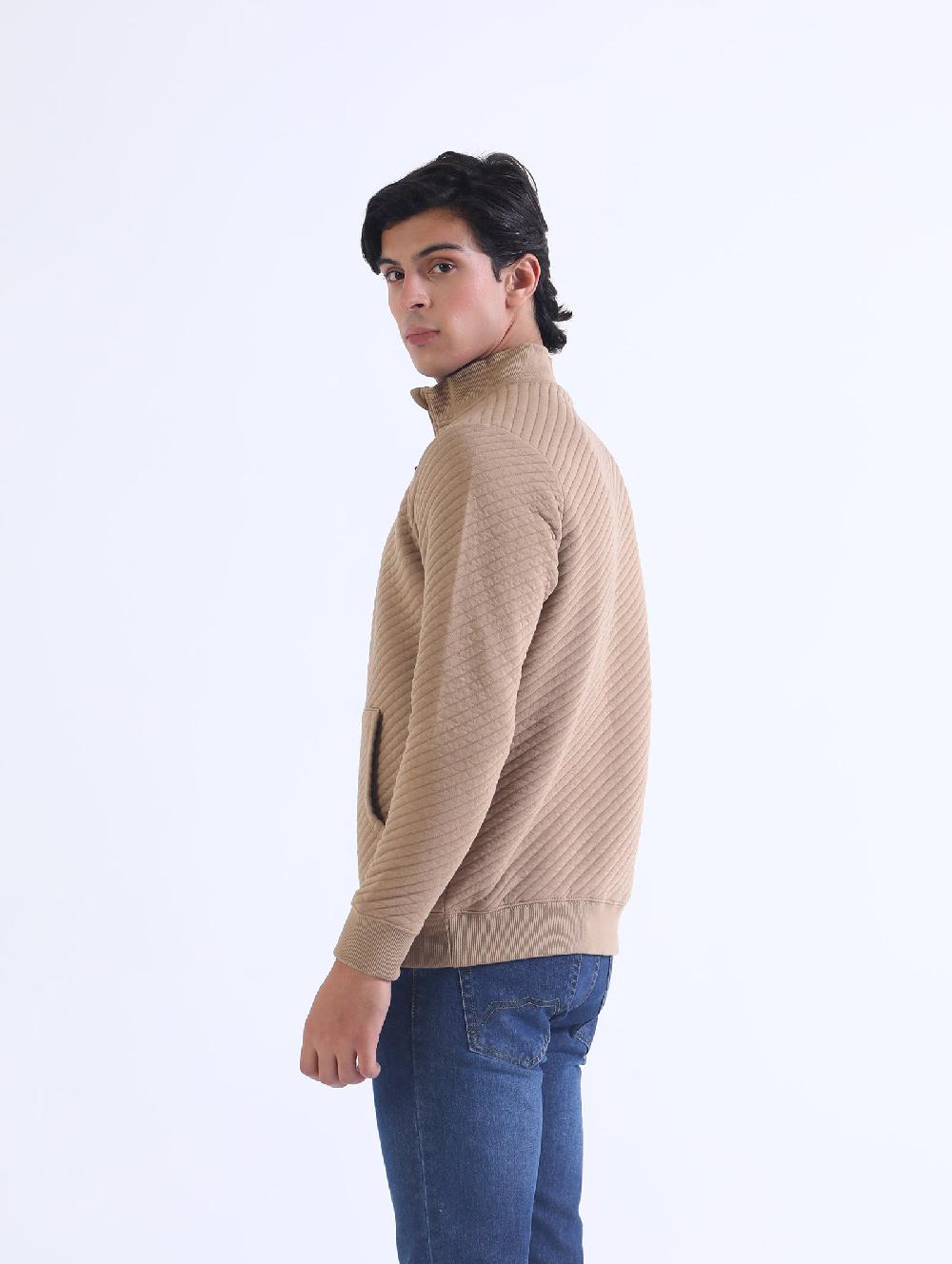 Engine Mock Neck Zipper MR4007-00M-KHK