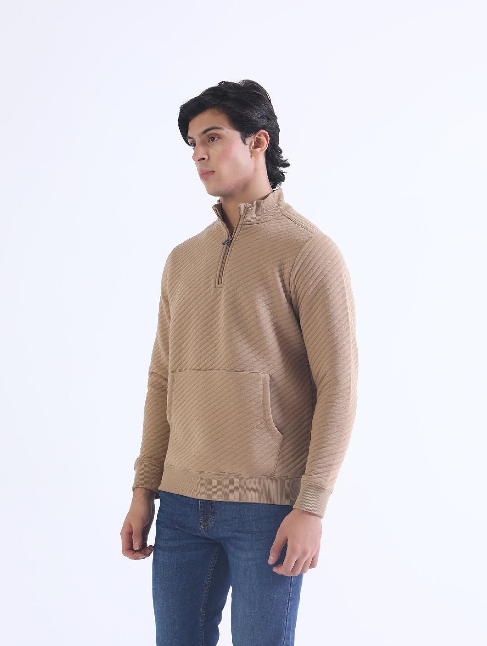 Engine Mock Neck Zipper MR4007-00M-KHK