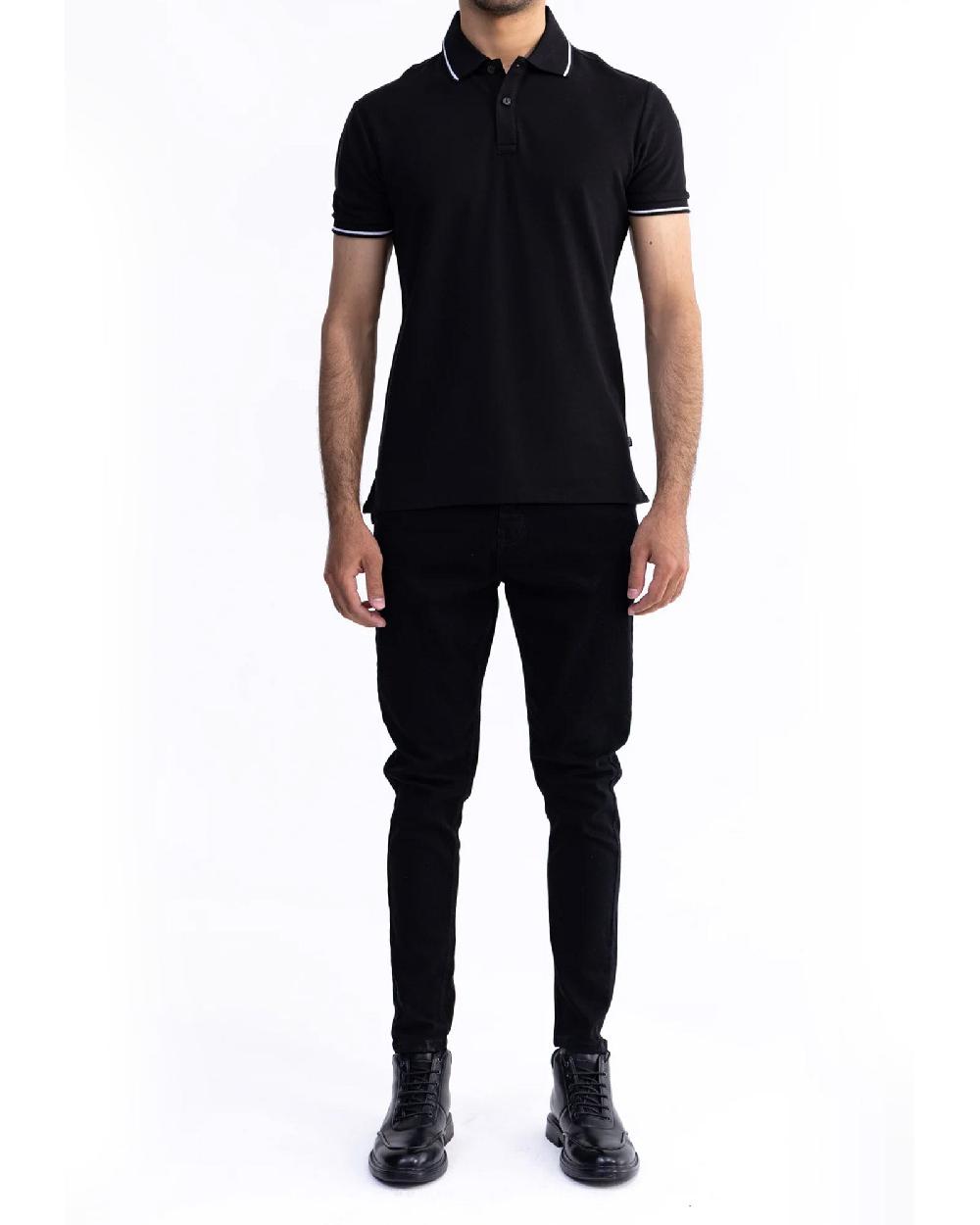engine Polo Tee MT5013-00S-BLK