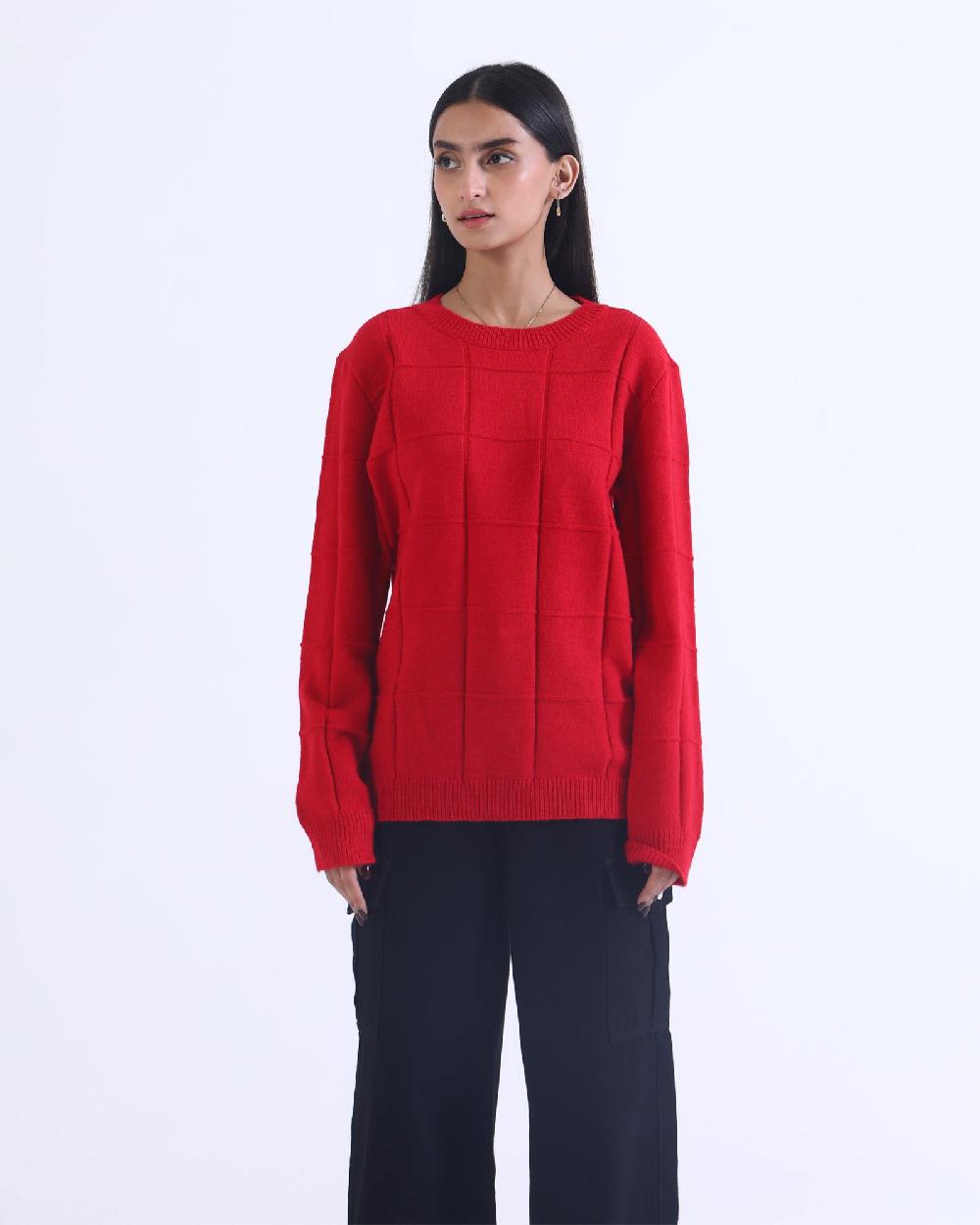 engine Sweater LX4013-00M-RED